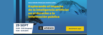 Participamos del  Día del #AccesoALaInfo organizado por UNESCO en Montevideo donde se discutieron los impactos de la IA en el derecho a la información pública
